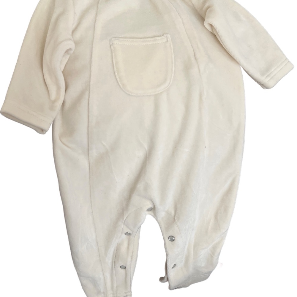 Zutano Cream Kids Footie One Piece